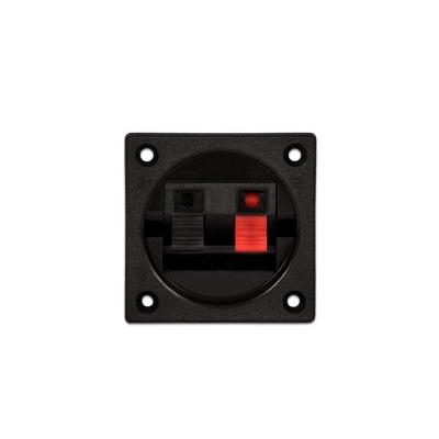 China Square Mini Speaker Box Terminal Cups 2 Power Speaker Terminal Plates Black Terminal Connectors for sale