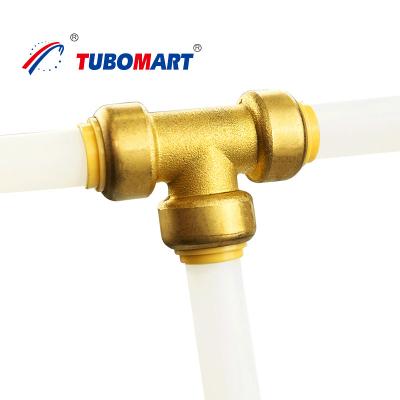 Cina Fittings per tubi in ottone a connessione rapida a spinta senza piombo PEX AL PEX in vendita