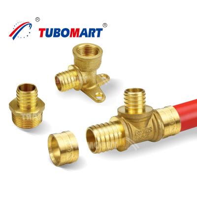 China Fitting de tubos industriales de Pex operación suave juntas de tubos de latón de Pex en venta