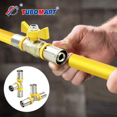 Китай Pex Al Pex Press Fittings 3/4 дюйма с профессиональной совместимостью PEX труб продается