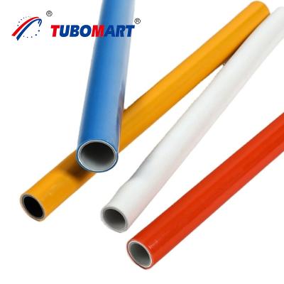 Chine Tubomart support OEM personnalisé de couleur de gaz de chauffage de plancher de tuyau résistant à l'explosion à la chaleur PEX Al PEX tuyau à vendre