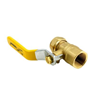 China SAI Certificate HPB58-3A Brass Ball Valve For GAS For PEX-AL-PEX GAS Valves zu verkaufen