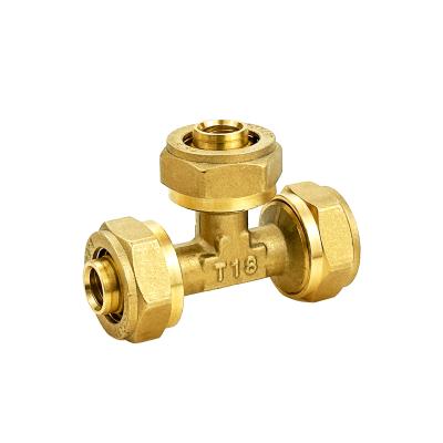 China OEM Brass Compression Elbow Male Connect Pex-al-pex Fittings For Multilayer Hot And Cold Water Pipes for sale