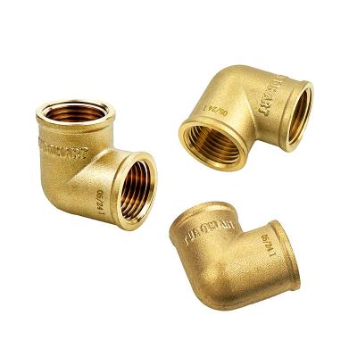 China Fabriek Groothandel Hoogwaardige Full Brass Vrouwelijke Elbow Fitting Sliding Fitting Voor Pex Sanitair Waterpijp Te koop