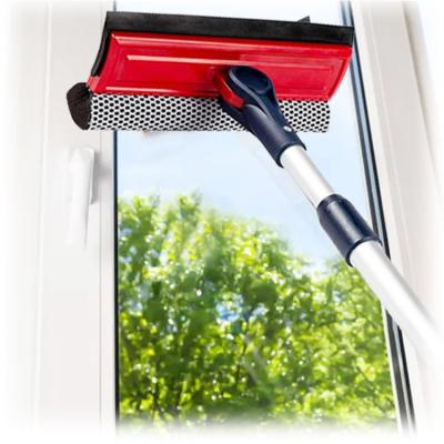 China SPIFIT Microfiber Window Glass Cleaners Plastic Squeegees with Telescopic Extension Pole Car Wiper Squeegee and Sponge for sale