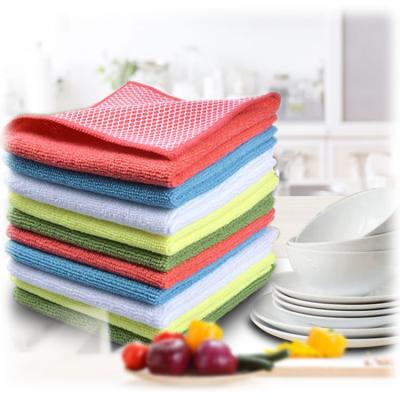 China SPIFIT Sustainable Cotton Mesh White Eco Friendly Kitchen Biodegradable Gauze Dish Cloths 5 Pieces for sale