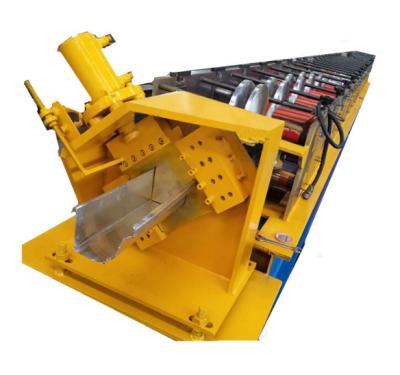 China Building Material Shops Insurance Commercial Half Round Steel Water Rain Gutter Roll Forming Machine Water Gutter Roll Forming Machine for sale