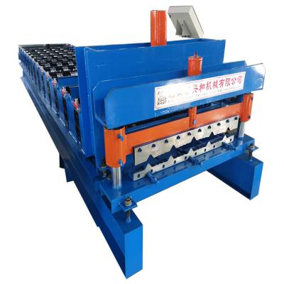 China 2021 Hotels Metal Roof Metal Color Steel Roll Forming Machine Glazed Color Roll Forming Machinery for sale