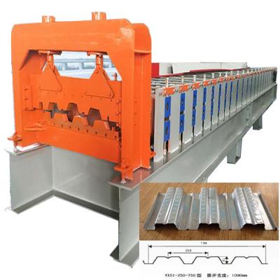 China Building Material Shops Metal Floor Decking Forming Machine Steel Deck Roll Forming Machine Floor Deck Machine Manufacturer for sale