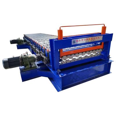 China Hot Sales Hotels Trolley Panel Equipment Corrugated Roll Forming Machine Iron Roof Making Machine Dubai Panels Machine for sale