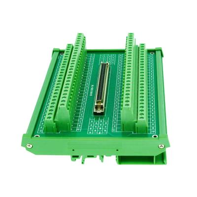 China Hutschiene SCSIs 100 Pin Connector, die Art Verteiler-Modul anbringt zu verkaufen