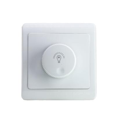 China Botão mais não ofuscante de Wall Mounted Rotary do controlador do brilho do interruptor da lâmpada do diodo emissor de luz de AC85-120V AC180-265V à venda