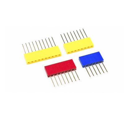 Cina 60pcs ha colorato il connettore lungo diritto del PWB di Pin Header 11mm Pin Socket di singola fila di 2.54mm in vendita