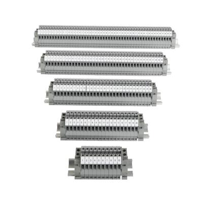 China UK2.5B Screw Terminal Blocks Kit UK2.5N Modular DIN Rail Mounted Strips 32A 690V for sale