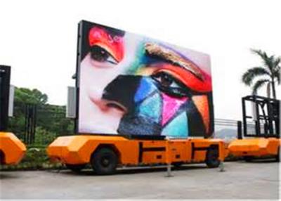 China P8mm Truck Mounted Mobile Led Display Screen For Rental With Steel Structure for sale