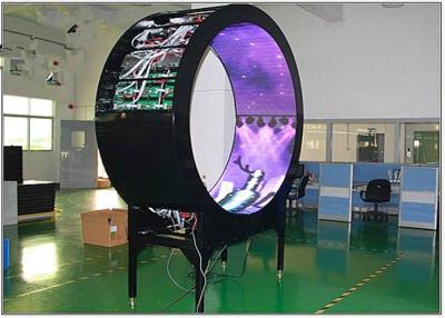 China Curved Flexible LED Video Display P6 Mm Full Color For Media Facade Fixed Installation for sale