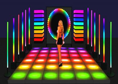 China Belichtetes Dance Floor hochauflösendes MietVideo des Aluminium-SMD P7.2 LED zu verkaufen