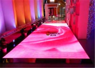 Cina Il pavimento della fase di colore pieno P9mm LED, LED accende le mattonelle di Dance Floor per la festa nuziale in vendita