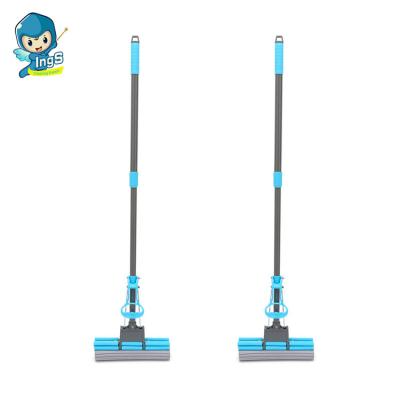 China Sustainable Wholesale High Quality Household Floor Cleaning Plastic Pva Broom Parts Commercial Pva Broom for sale