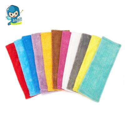 China Viable Newcomers Shape Colorful Refill Wet & Dry Floor Mop Microfiber Mop Cleaning Head for sale