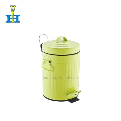 China 3L 5L 12L household household office bedroom kitchen office wastebasket viable pedal trash can removable indoor trash can for sale