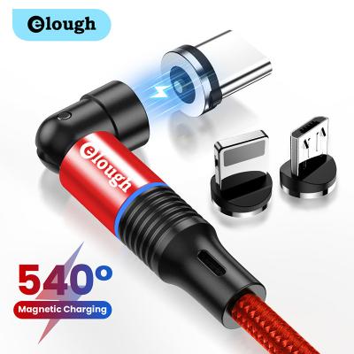 China 540Â ° Magnetic Quick Turn Cable Phone Cable 540 Degree 3 In 1 Magnetic Charging Adapters Cable For iPhone 2021 Fast Charging Data Line for sale