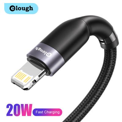 China Elough 20W palladium cable for iphone new design 20w palladium cable fast charging usb c for type c fast charging iphone charger cable 1m 2m for sale