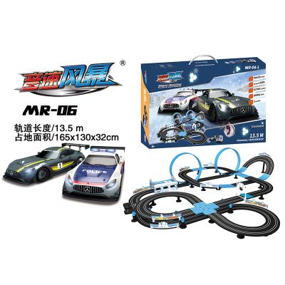 China Best Selling Safety Novelties Plastic Toy Electric Miniature Racing Car Racing Track DIY Toys for sale