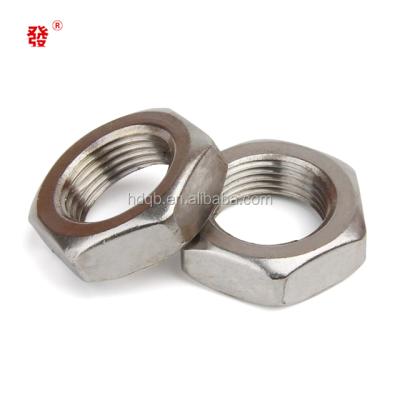 China DIN439 Heavy Industry Factory Supply Galvanized Hex Nuts / Thin Lock Nut for sale