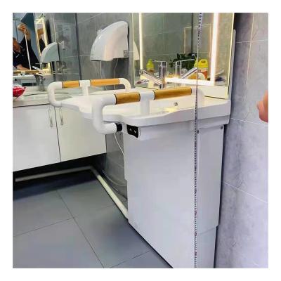 China Modern HD Bathroom Stain Resistance Artificial Stone Wash Basin For Senior for sale