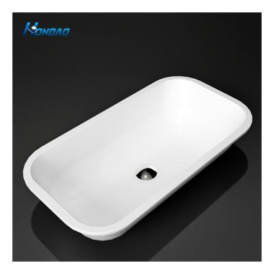 China Modern Design Luxury Polyethylene Solid Undermout Outdoor Sink For Shopping Mall for sale