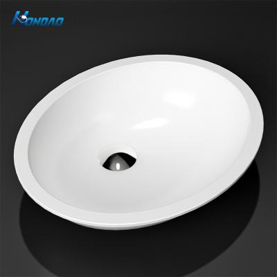 China Polyester Modern Solid Outdoor Sink Simple Design Square Bowl for sale