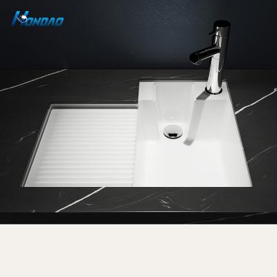 China Modern Solid Surface Slim Edge Basin Undermounted Wash Basin for sale