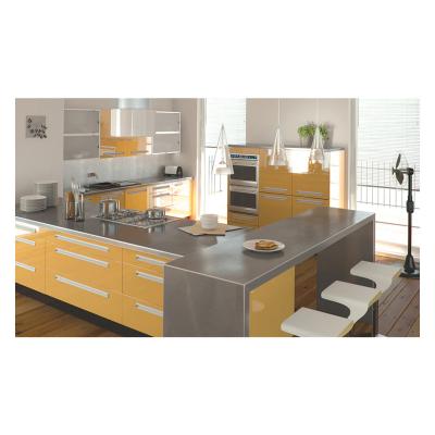 China Environmental Friendly Stain Resistance Durable Polished Kitchen Tops Solid Surface Countertops for sale