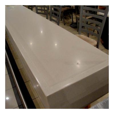 China Modern Luxury Faux Stone Modern Furniture Counter Reception For Hotel Reception for sale