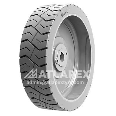 China Scissor lift china supplier rubber solid tire wheels 12X4.50 15X5 16X5 with discounted preice for sale