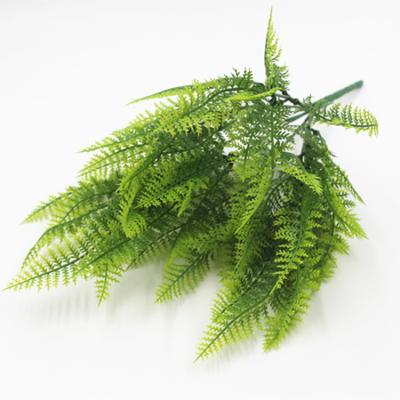 China Environmental Friendly Plant Green Imitation Potted Ornamental Plastic Fern for sale