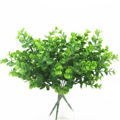 China Environmental Friendly Plastic Fake Persian Grass Plastic Plant 7 Fork Simulation Material Wall Plant Ferns for sale