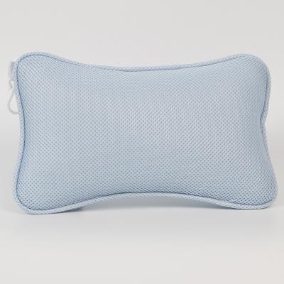 China 30*20*7cm blue thickened bathtub pillow soft headrest premium bath pillow for bathroom for sale