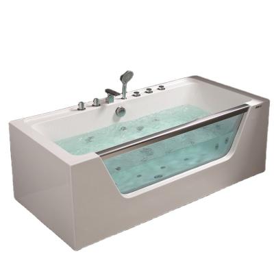 China Bathroom luxury bathtubs whirlpools freestanding massage air spa massage bathtub for sale