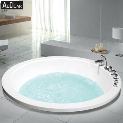 China Round Acrylic Modern Shower Bathtub C-502  165x165x48cm White zu verkaufen