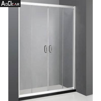 China Aokeliya luxury durable framed pivot shower cubicles 1-2 people hot-selling shower enclosure for bathroom for sale