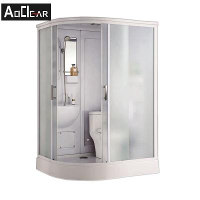 China Luxury White Acrylic Modular Bathroom Pods MS-9009 White Painted for sale