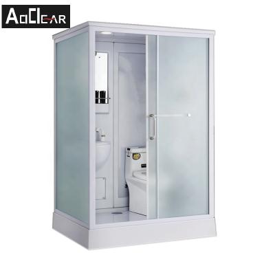 China Aokeliya Fast Installation Ready Made Prefab Shower Bathrooms Toilet Shower Cubicle Set zu verkaufen