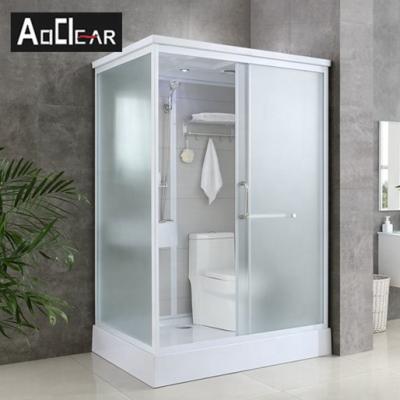 中国 Tempered Glass Modular Bathroom Pods  MS-7770 Aluminium Alloy Frame 販売のため