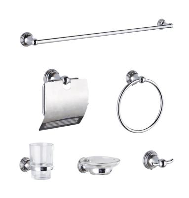 China Zinc Alloy Bathroom Shower Accessories Modern Style 6 Piece MS-60300-SH zu verkaufen