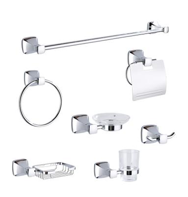 China Stainless steel 6pcs bathroom accessories set bath hardware sets bathroom accessories zu verkaufen