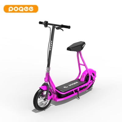 China Powerful Electric Scooter Two Wheel Men 250W Motor 12 Inch Fat Tire Electric Scooter for sale