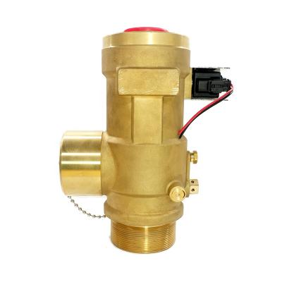 China Cylinder Fire Extinguishing Valve FM200/HFC227 2 Inch Fire Extinguishing Cylinder Valve Cylinder Valve With Solenoid Valve for sale