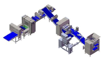 China Industrial Puff Pastry Dough Machine Used To Produce Laminated Dough Block for sale